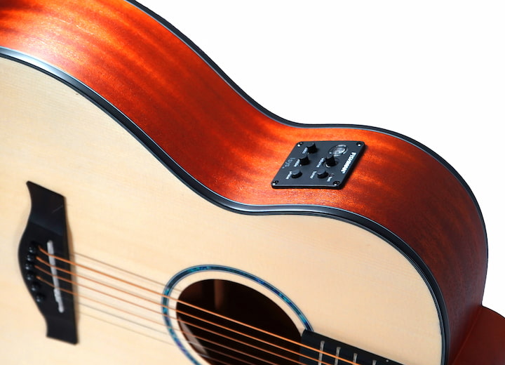 Drifter Tour Series acoustic guitar by Twisted Wood Guitars, photo 4