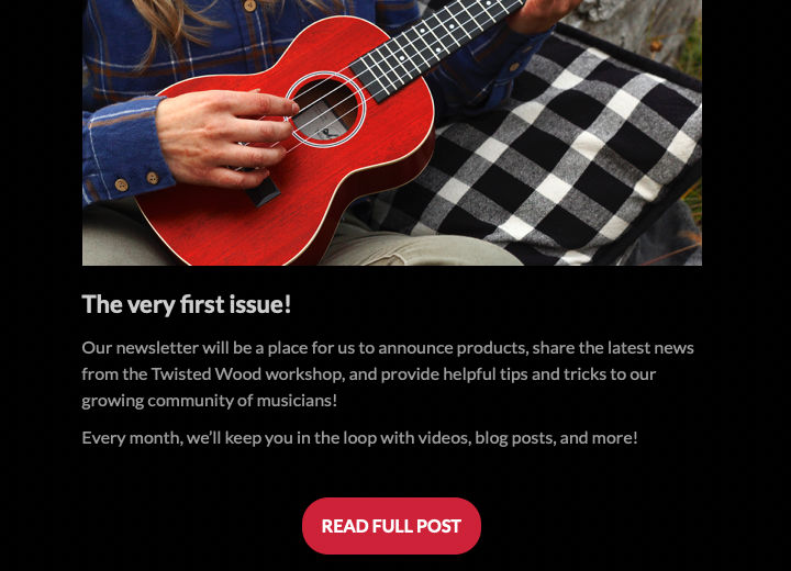 Twisted Wood Newsletter